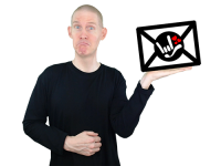 FACE, Holding email letter + logo